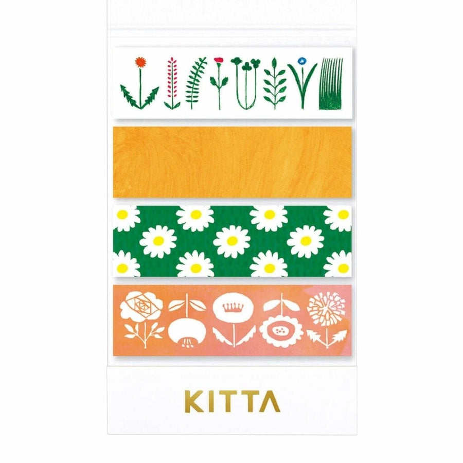 KITTA Basic Flowers Washi Paper Strips - King Jim