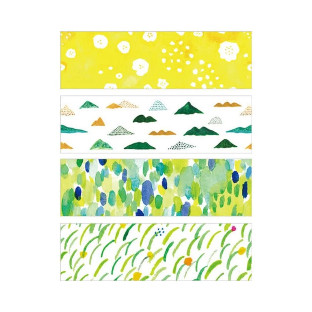 KITTA Clear Mountain Belt Washi Tape Strips - King Jim