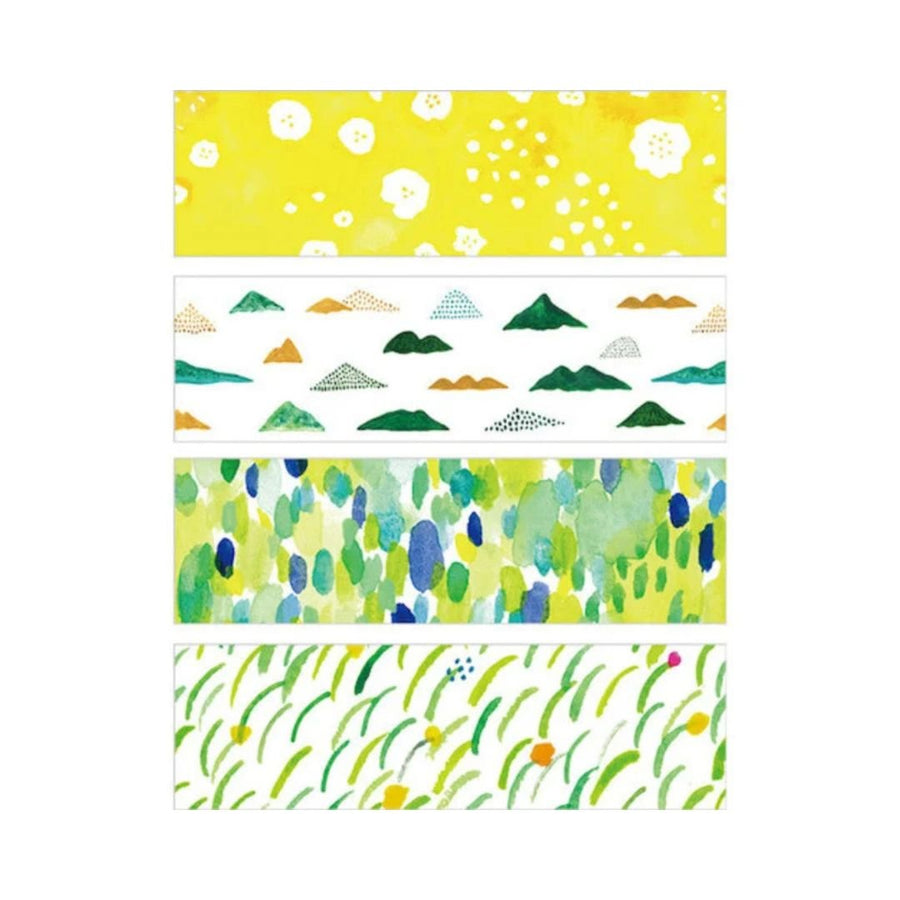 KITTA Clear Mountain Belt Washi Tape Strips - King Jim