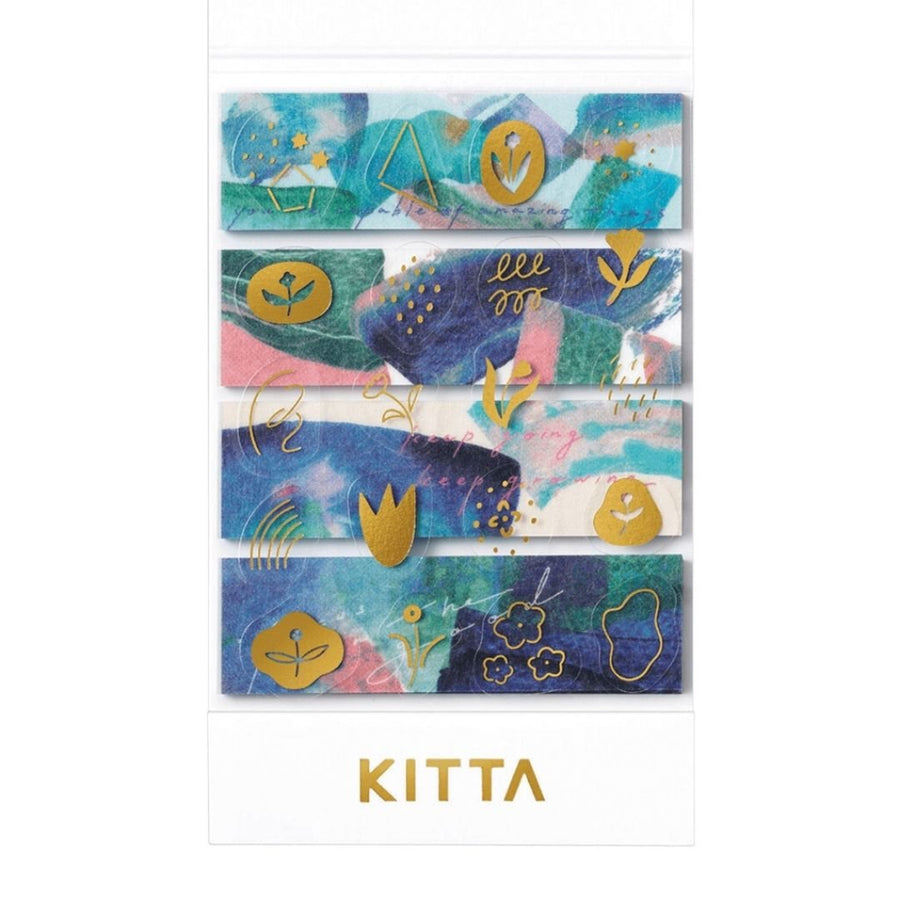 KITTA Clear Washi Tape Strips - Message - King Jim
