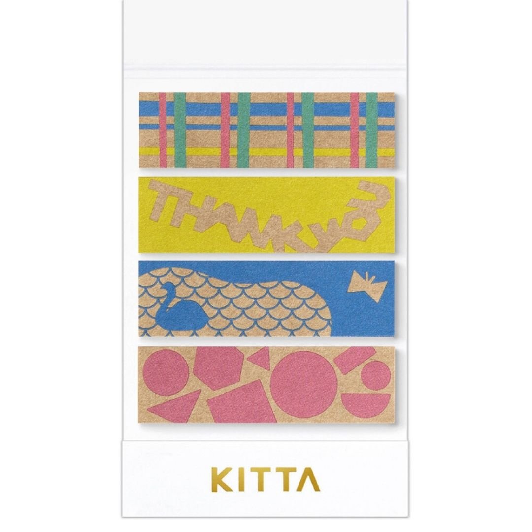KITTA Special Papercut Kraft Paper Stickers - King Jim