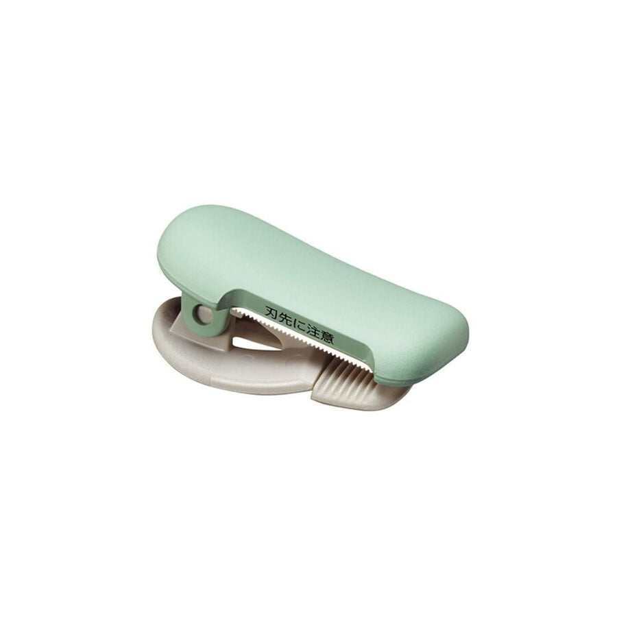 Kokuyo Tape Cutter Clip KaruCut 10-15mm - Pastel Green - Kokuyo