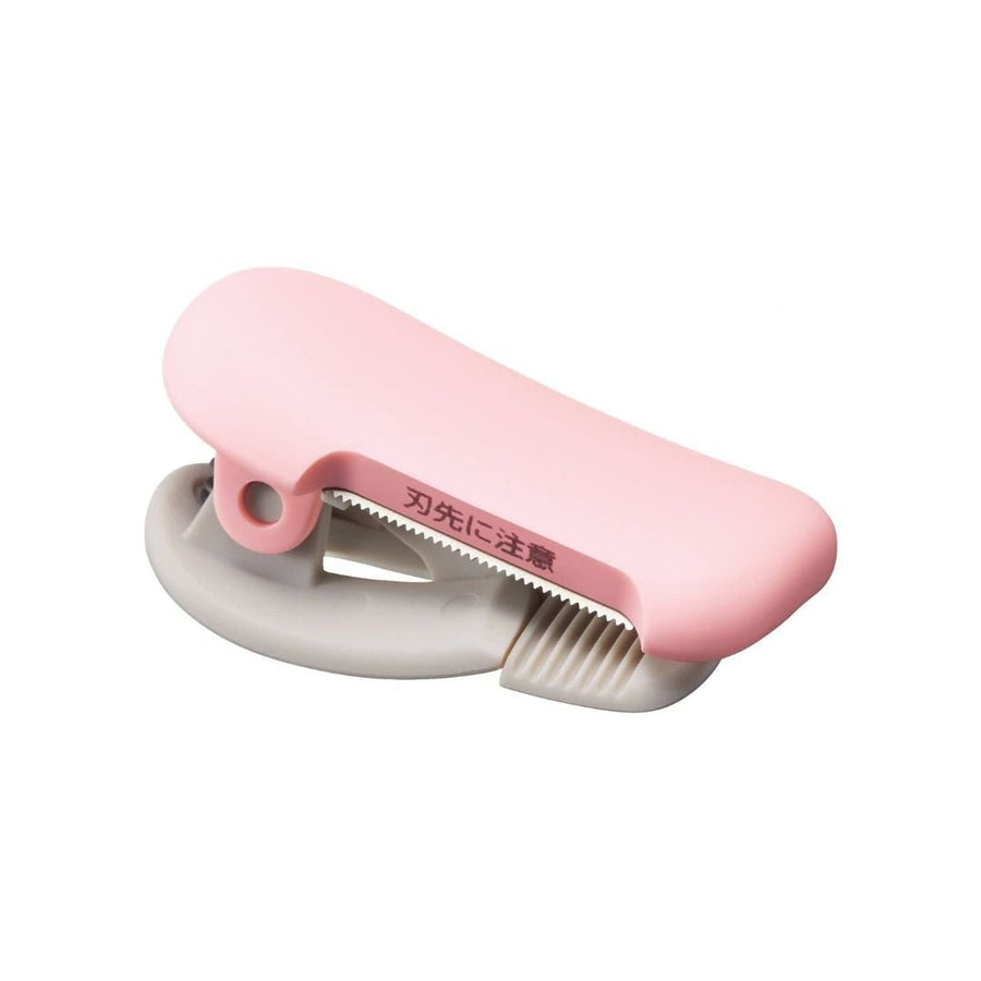 Kokuyo Tape Cutter Clip KaruCut 10-15mm - Pastel Pink - Kokuyo