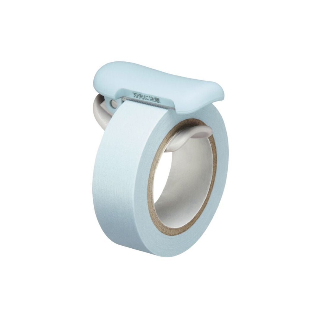Kokuyo Tape Cutter Clip KaruCut 10-15mm - Pastel Yellow - Kokuyo