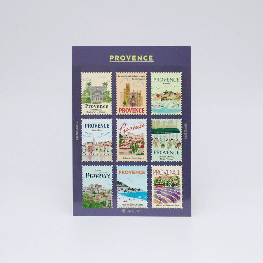 L'Après - Midi Postage Stamp Stickers - Provence - L'Après - Midi