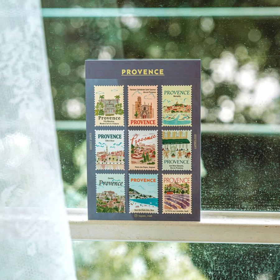 L'Après - Midi Postage Stamp Stickers - San Francisco - L'Après - Midi