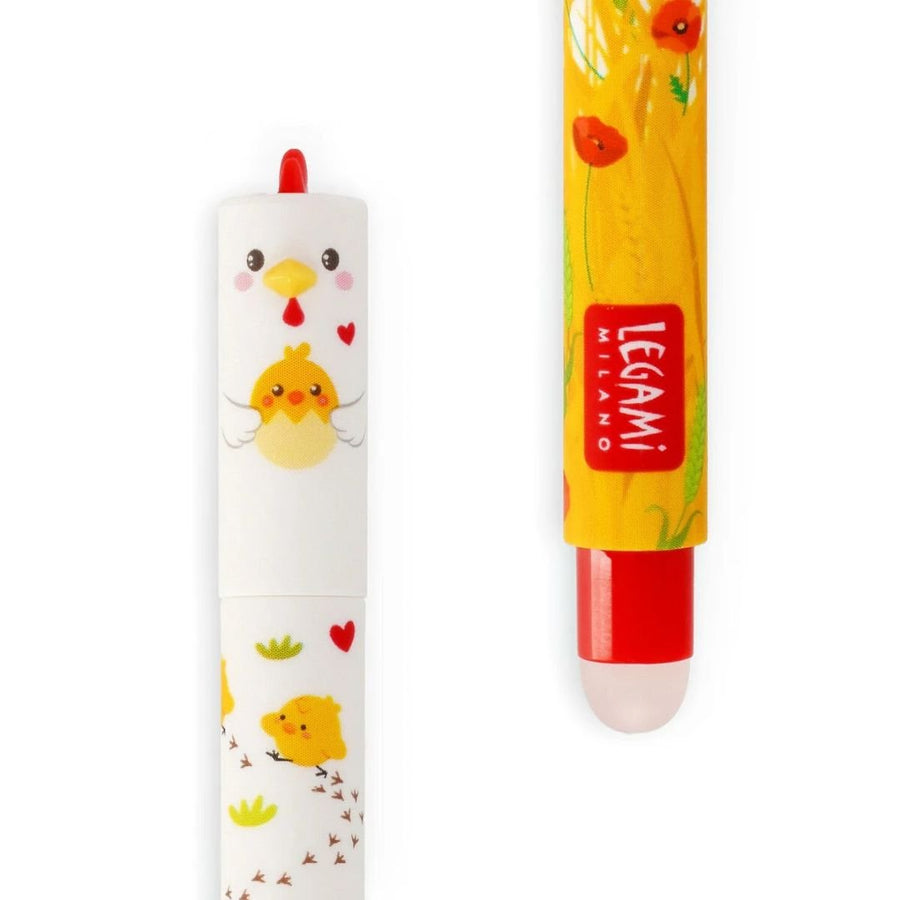 Legami Erasable Pens - Chicken - Legami