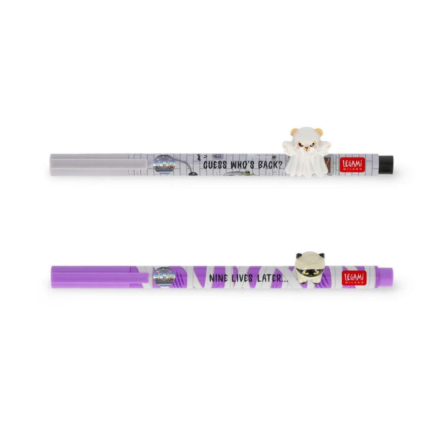 Legami Lovely Friends Gel Pens - Spooky Party Set of 2 - Legami