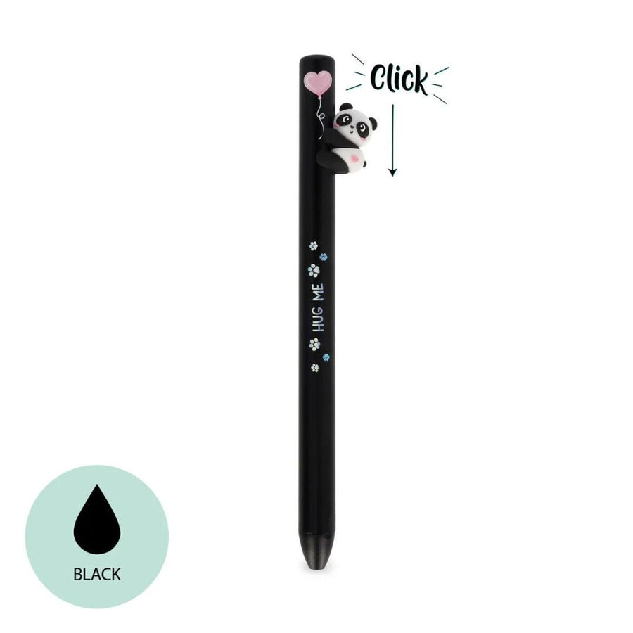 Legami Retractable Ballpoint Pens - Free Hugs - Panda - Legami
