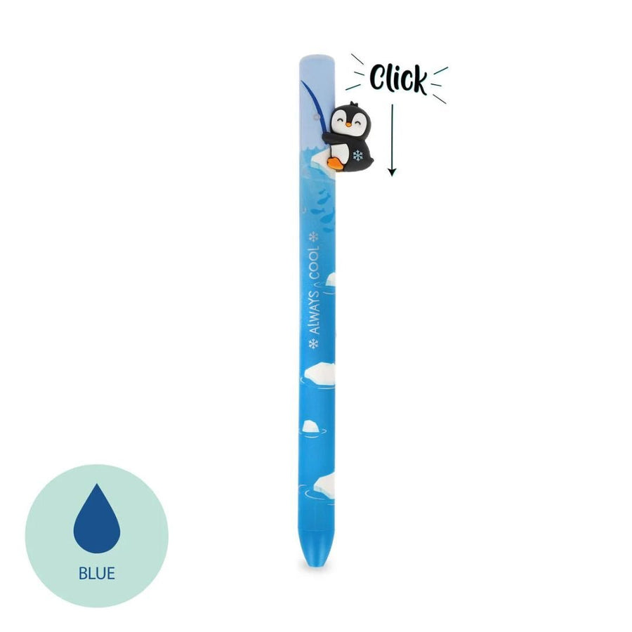 Legami Retractable Ballpoint Pens - Free Hugs - Penguin - Legami