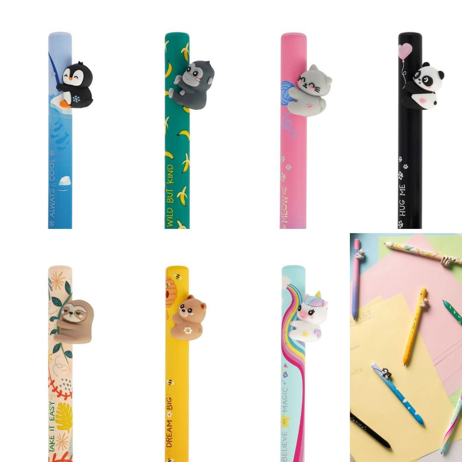 Legami Retractable Ballpoint Pens - Free Hugs - Sloth - Legami