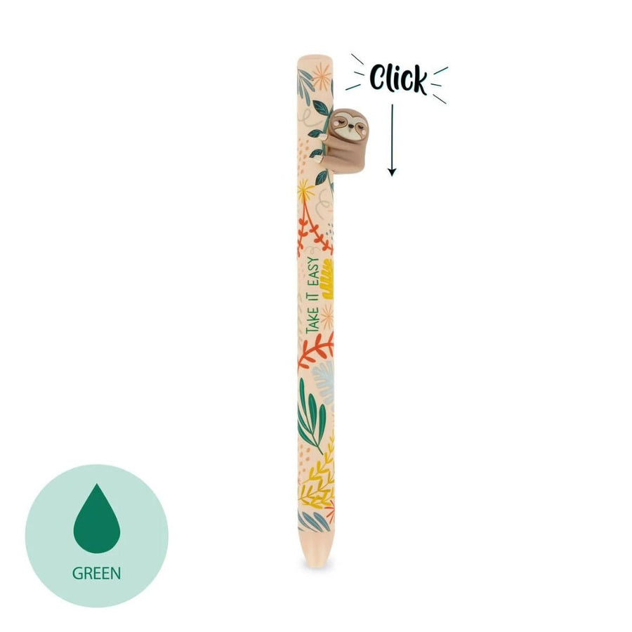 Legami Retractable Ballpoint Pens - Free Hugs - Sloth - Legami