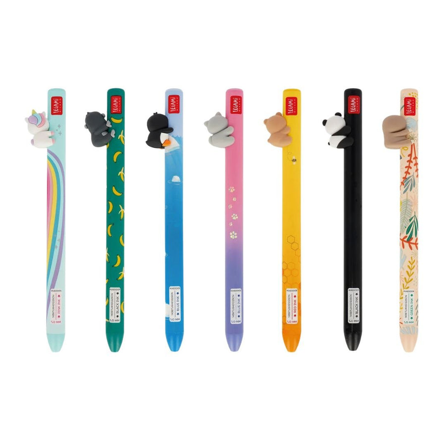Legami Retractable Ballpoint Pens - Free Hugs - Sloth - Legami
