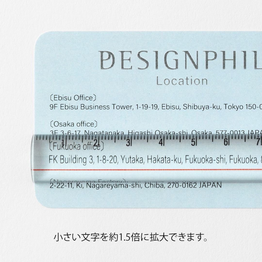 Lens Ruler 15cm Clear - 