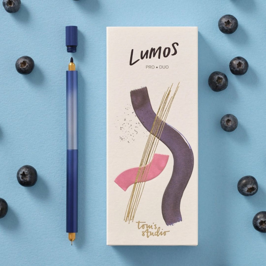 Lumos Blueberry Refillable Multi-Tip Pen - Duo Tip - Tom's Studio