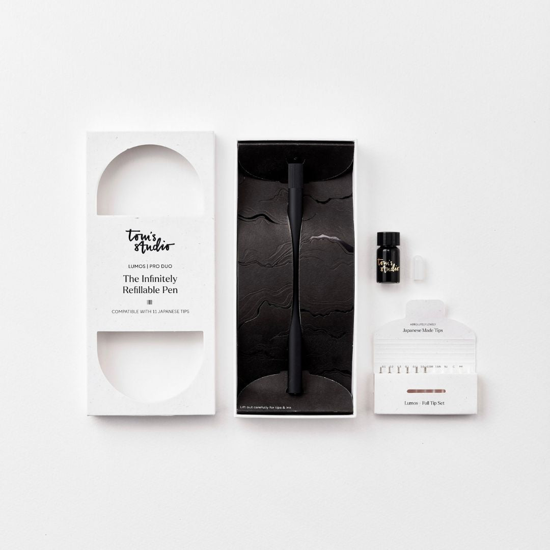 Lumos Pro Black Refillable Multi - Tip Pen - Tom's Studio - Under the Rowan Trees