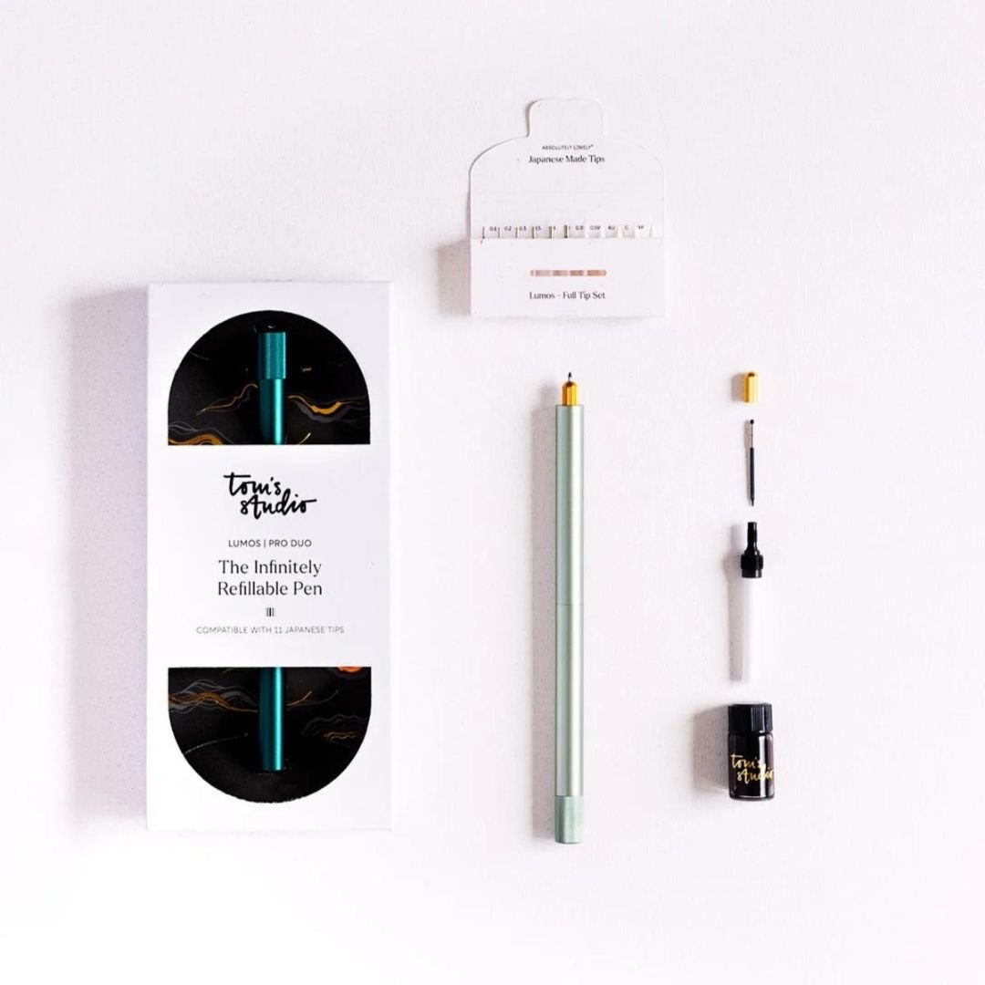 Lumos Pro Rose Gold Refillable Multi - Tip Pen - Tom's Studio - Under the Rowan Trees
