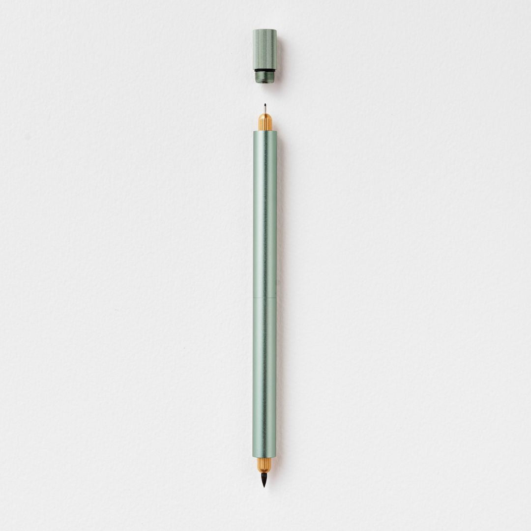 Lumos Refillable Multi-Tip Pen - Tom's Studio Duo Tip Sage