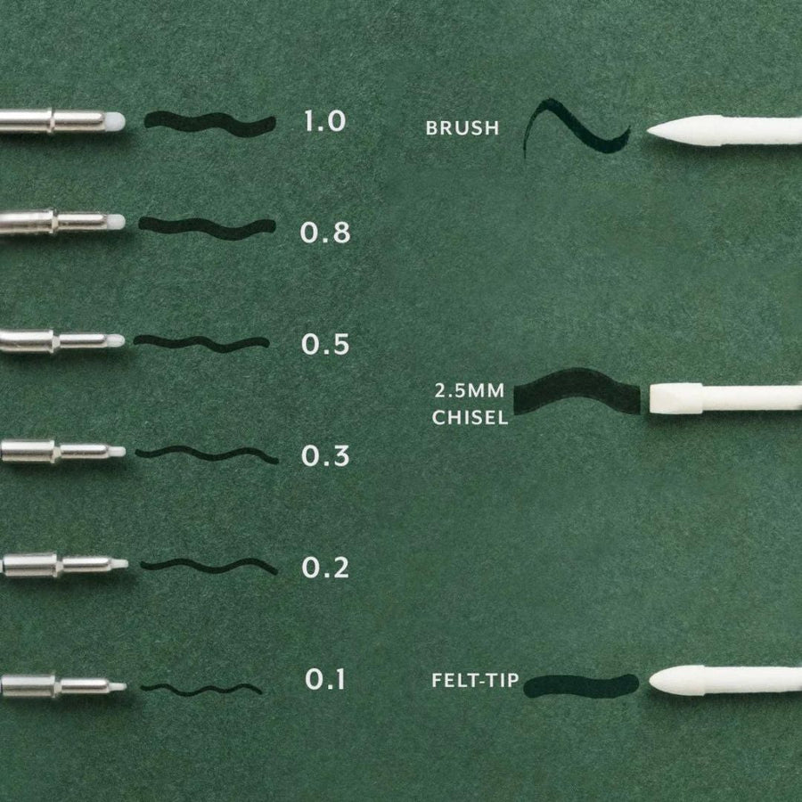 Lumos Replacement Tips Set of 3-Replacement Tips-Tom's Studio-0.1 Fineliner