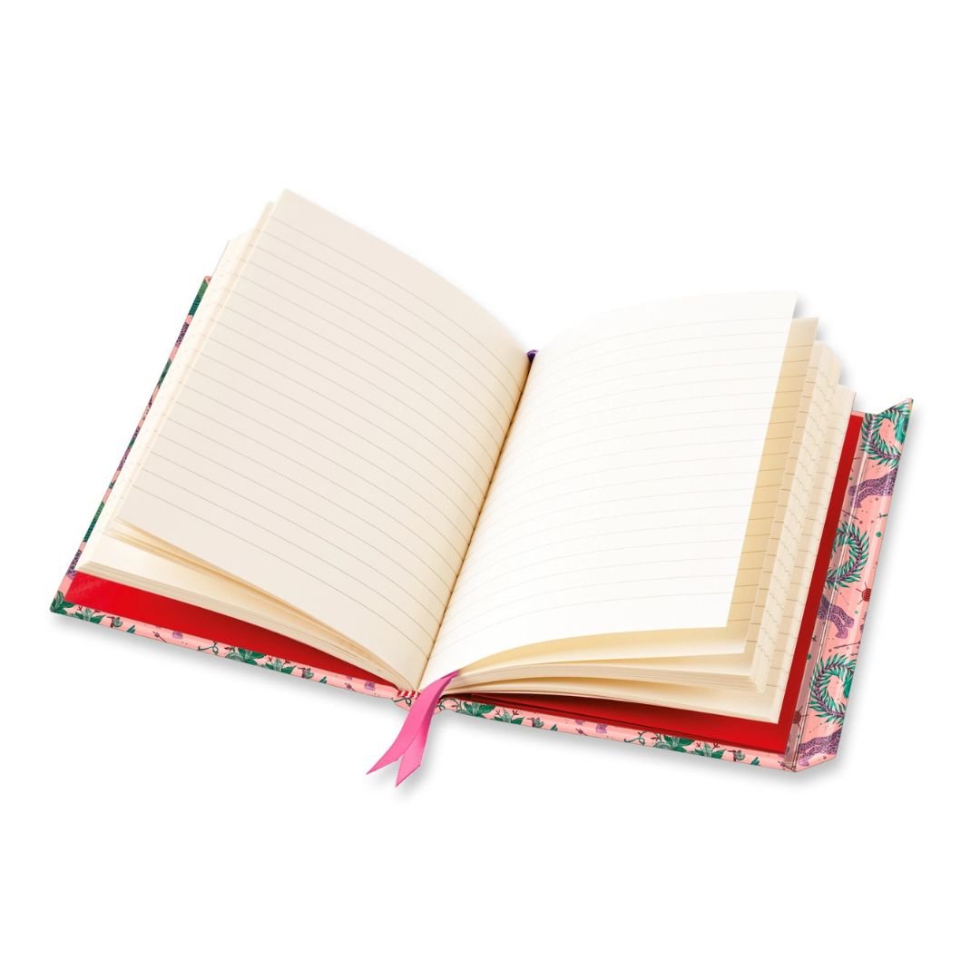 Lynx Emma J Shipley A5 Lined Journal - Flame Tree - Flame Tree