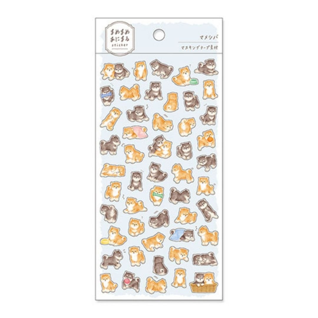 Mamemame Animal Stickers - Long-tailed Tit - Mind Wave