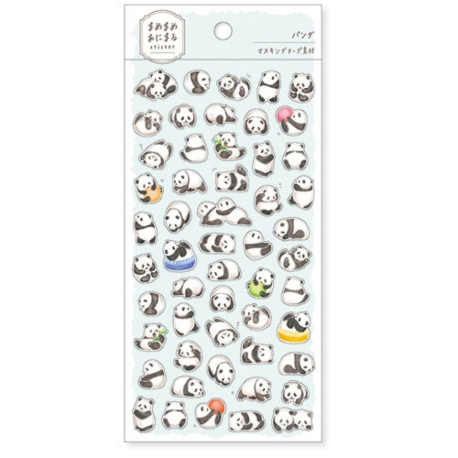 Mamemame Animal Stickers - Panda - Mind Wave