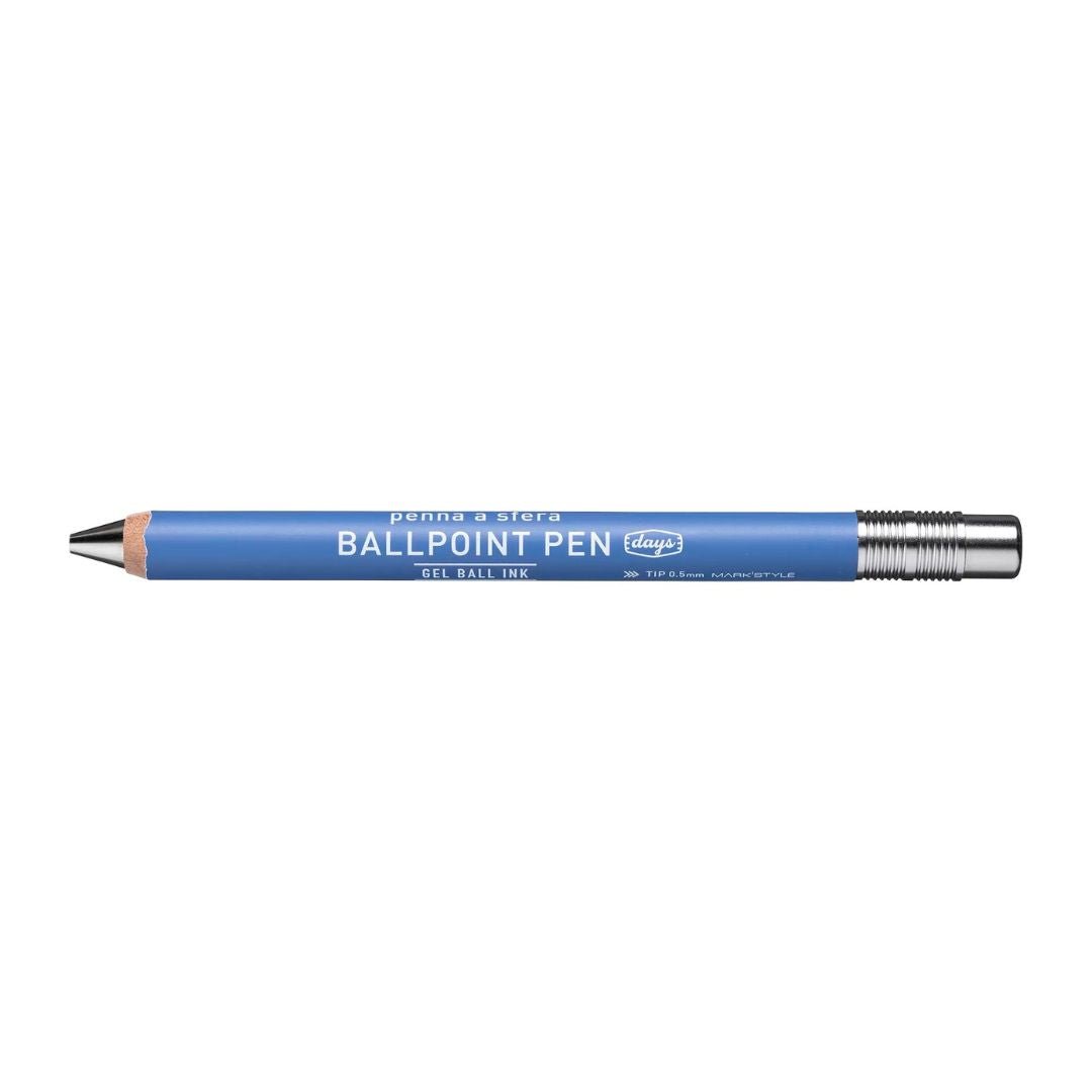 Mark's Inc Days Wooden Pen - Light Blue - Mark's Inc.