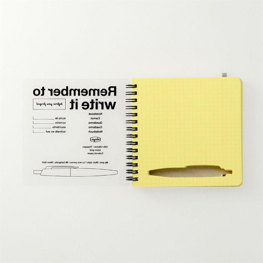 Markstyle Days Square Grid Notebook - Blue - Mark's Inc.