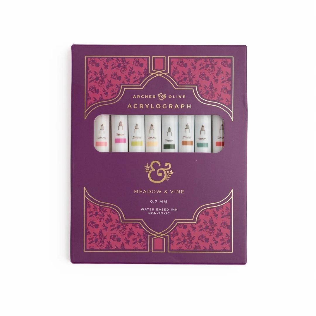 Meadow & Vine Acrylograph Pens Set of 10 - Archer & Olive