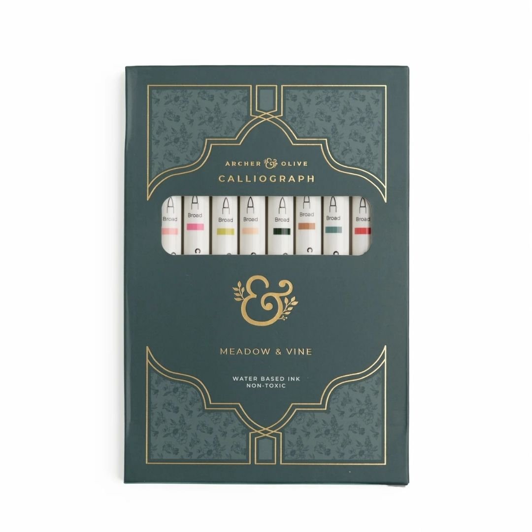 Meadow & Vine Calliograph Pens Set of 10 - Archer & Olive