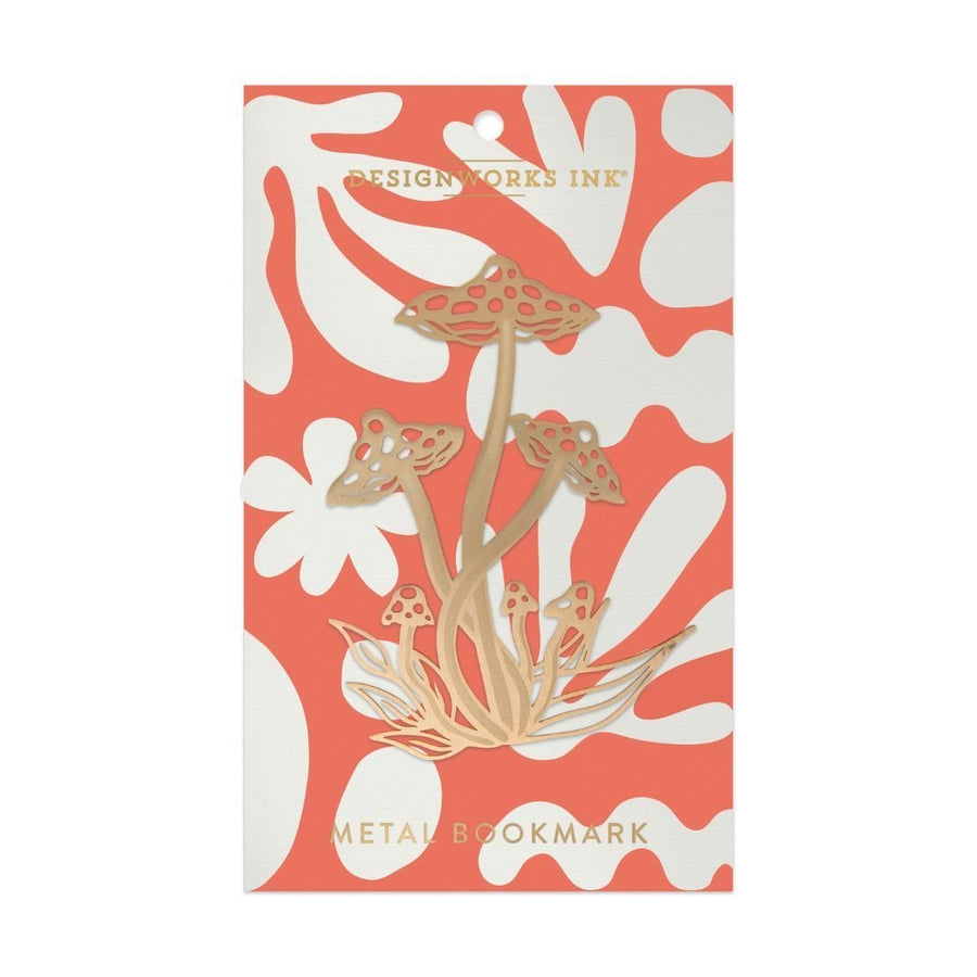 Metal Bookmarks-Bookmarks-Designworks Collective-Mushroom