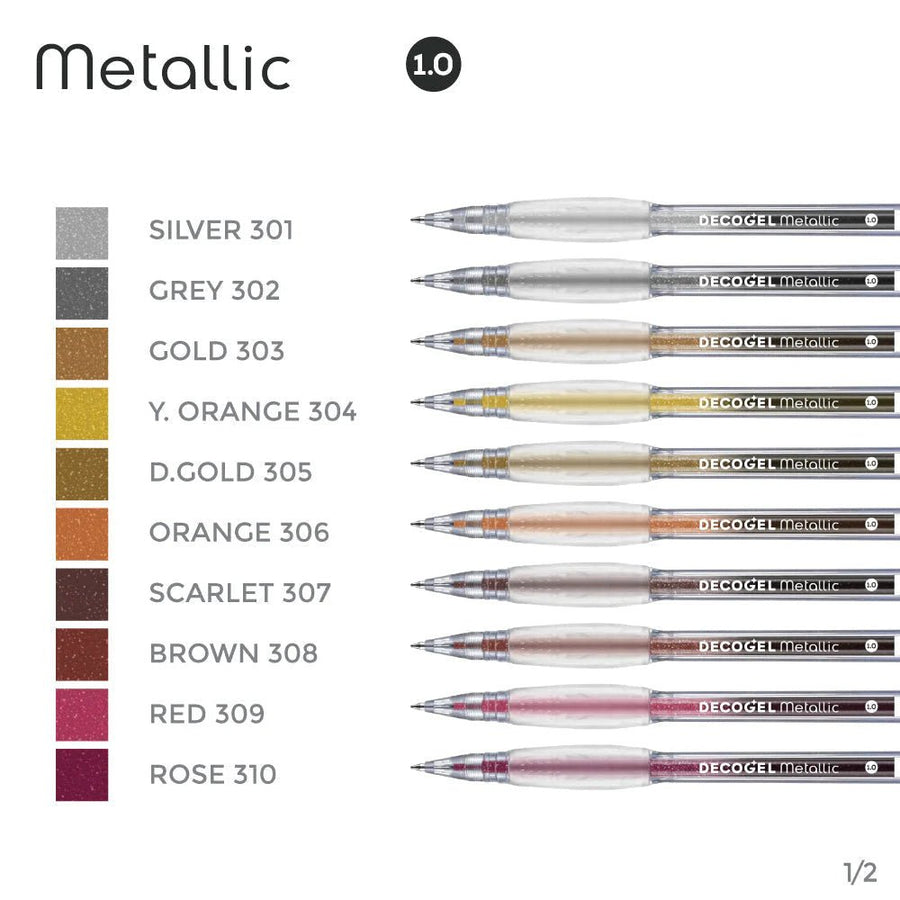 Metallic Gel Pens Decogel Karin-Pens-Karin-Silver