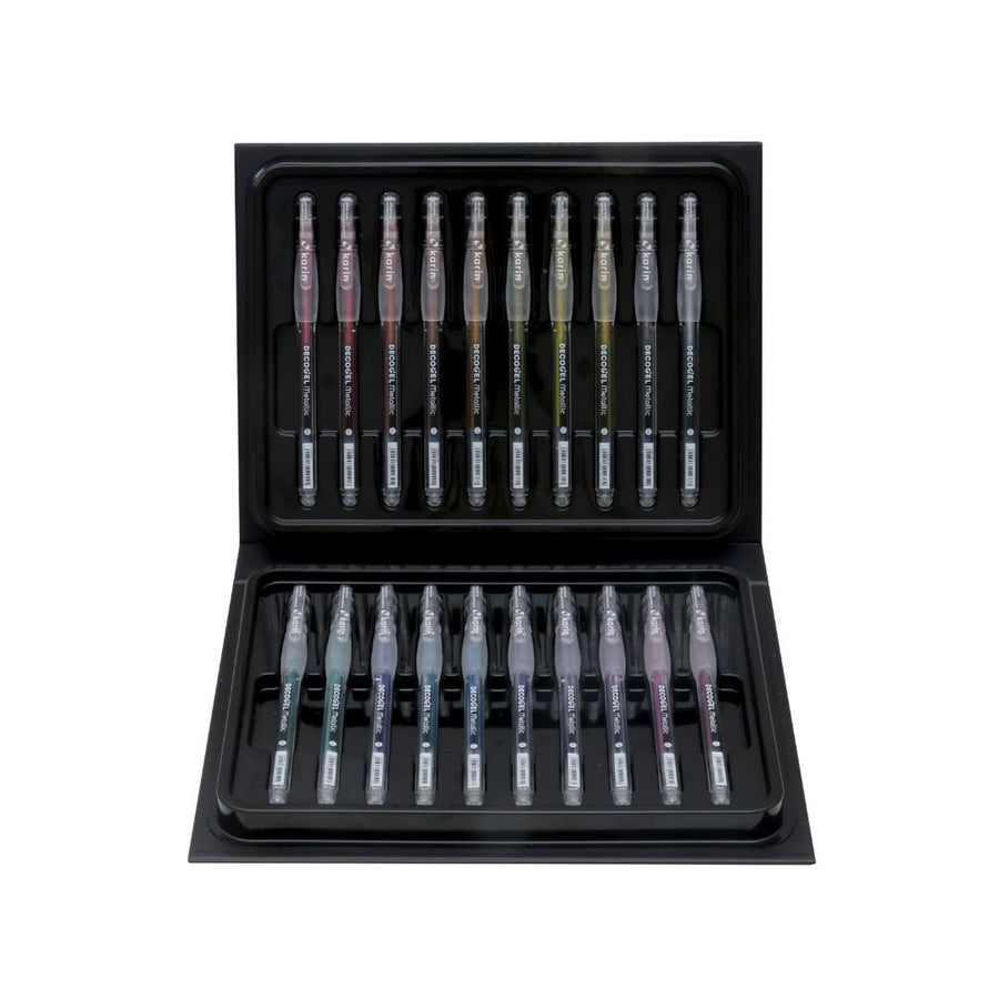 Metallic Gel Pens Set of 20 Decogel - Karin