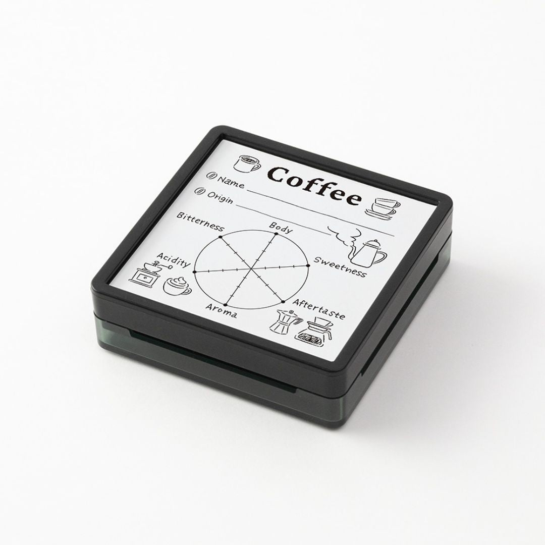 Midori Overseas Exclusive Paintable Stamp Pre-Inked - Coffee - Midori