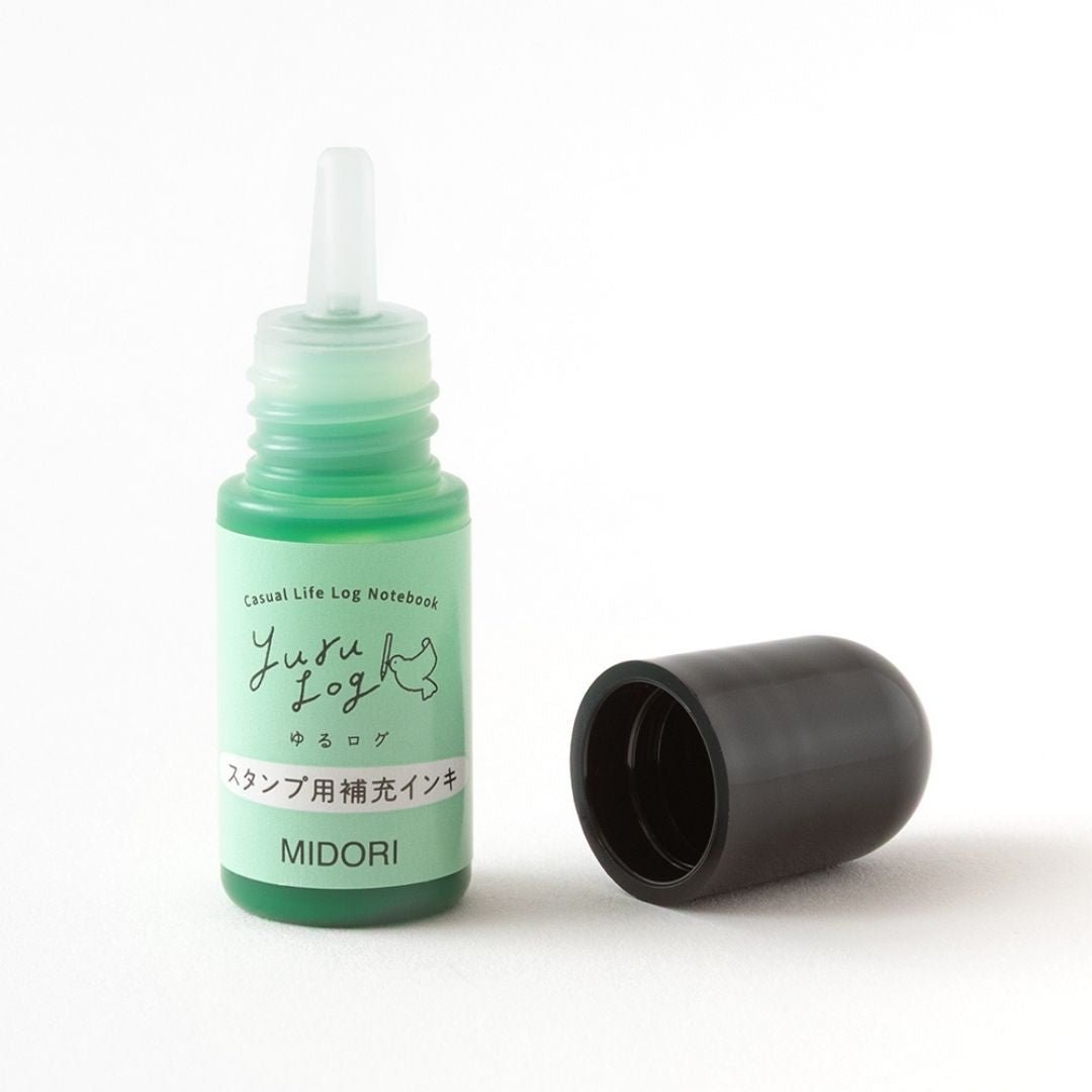 Midori Yuru Log Paintable Stamp Ink Refills - Pink