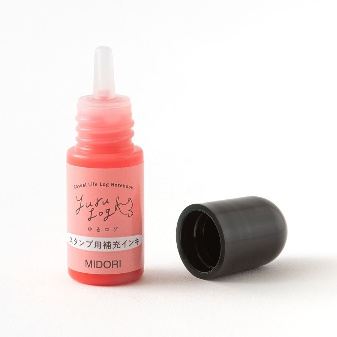 Midori Yuru Log Paintable Stamp Ink Refills - Purple