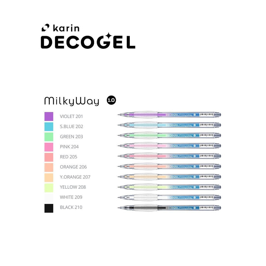 Milky Way Decogel Karin Pastel Gel Pens - Violet - Karin