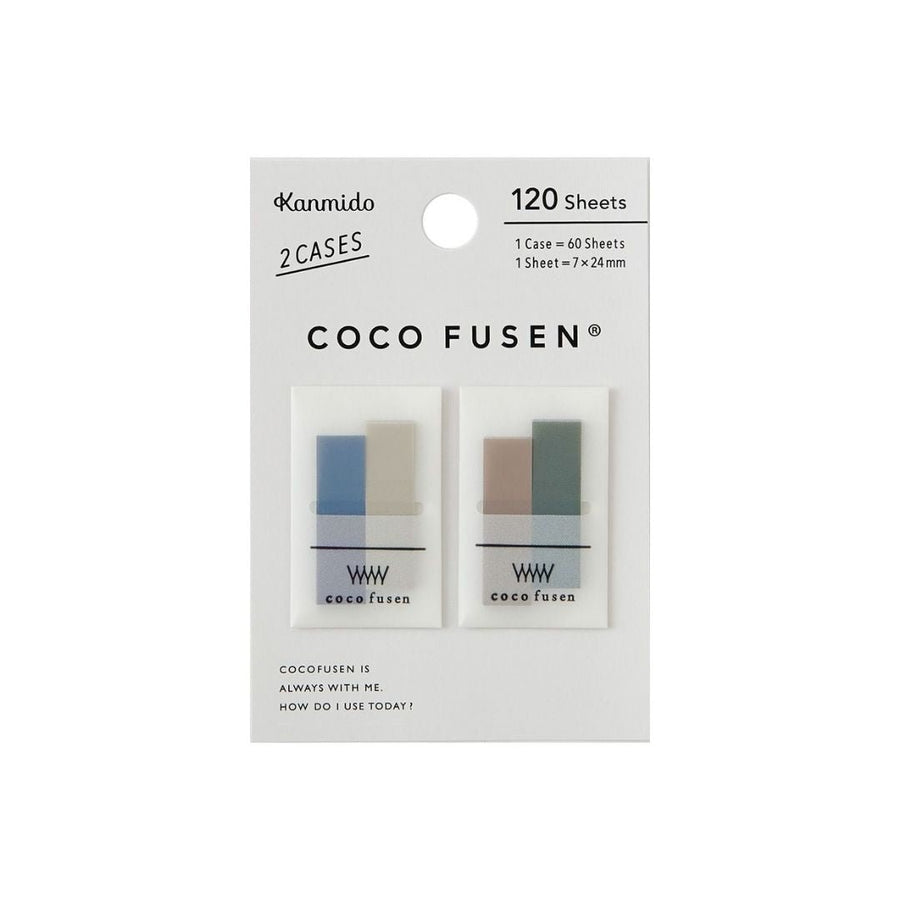 Mini Colourful Sticky Notes Coco Fusen - Stone - Kanmido