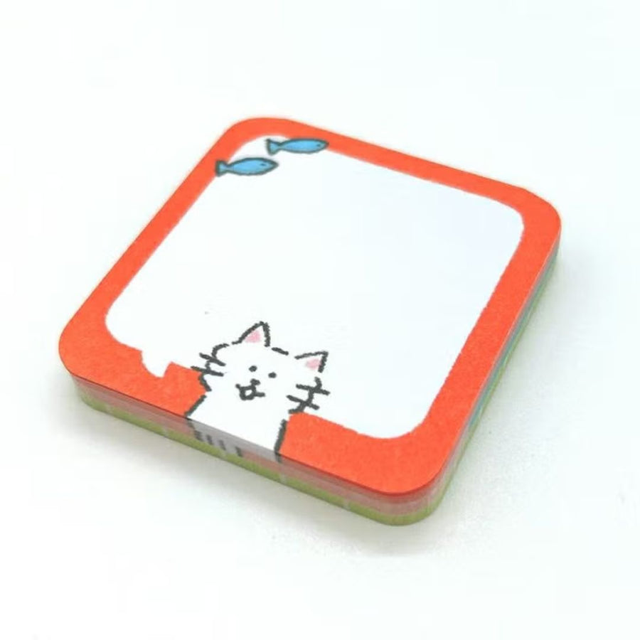 Mini Message Sticky Notes - Speech Bubble Cat - Furukawa Shiko