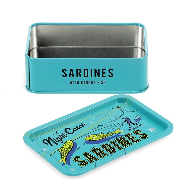 Mini Storage Tin With Lid - Sardines - Rex