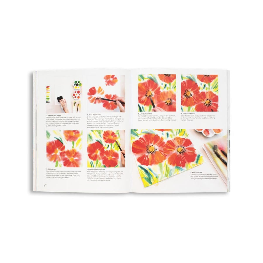 Modern Botanical Watercolour Painting - Skittledog