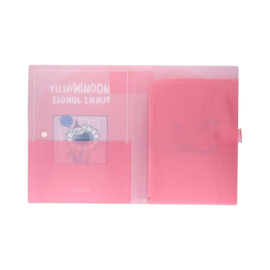 Moomin A4 Multi-Folder with 4 Pockets and Popper - Jungle - Sun-Star