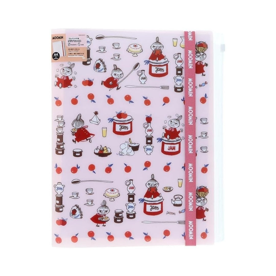 Moomin A4 Multi-Folder with 5 Pockets - Little My Tea Party - Sun-Star