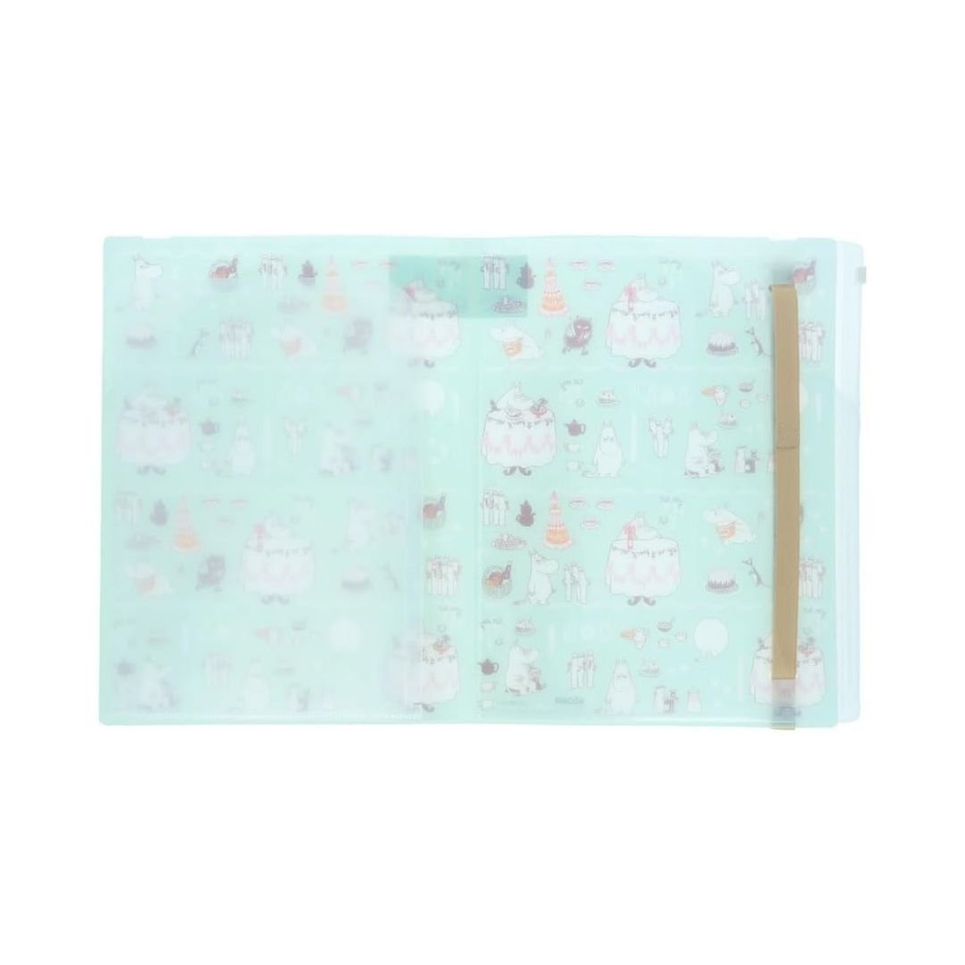 Moomin A4 Multi-Folder with 5 Pockets - Moomin Tea Party - Sun-Star