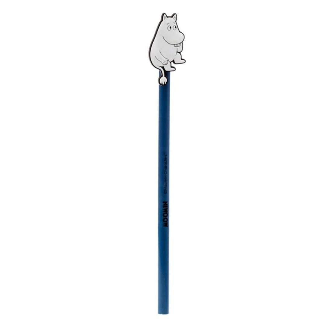 Moomin Pencil with PVC Topper - Blue - Moomin