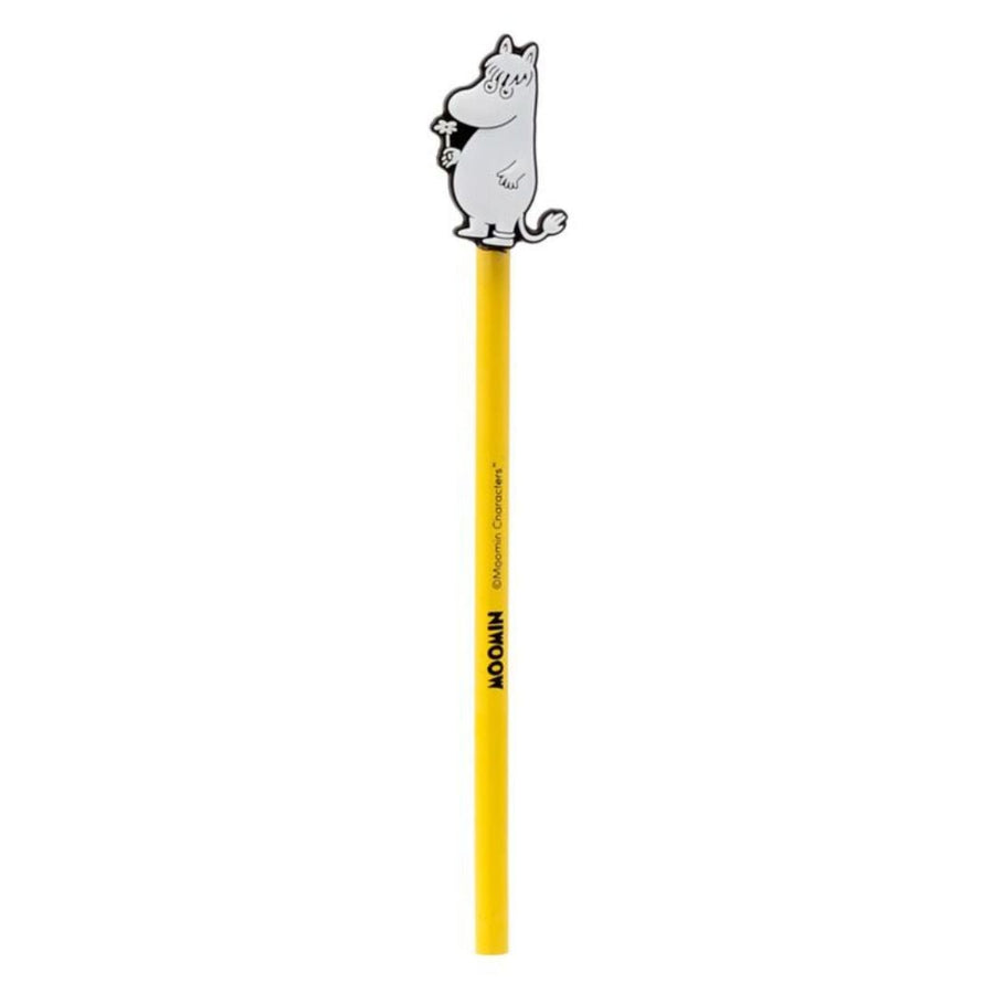 Moomin Pencil with PVC Topper - Yellow - Moomin