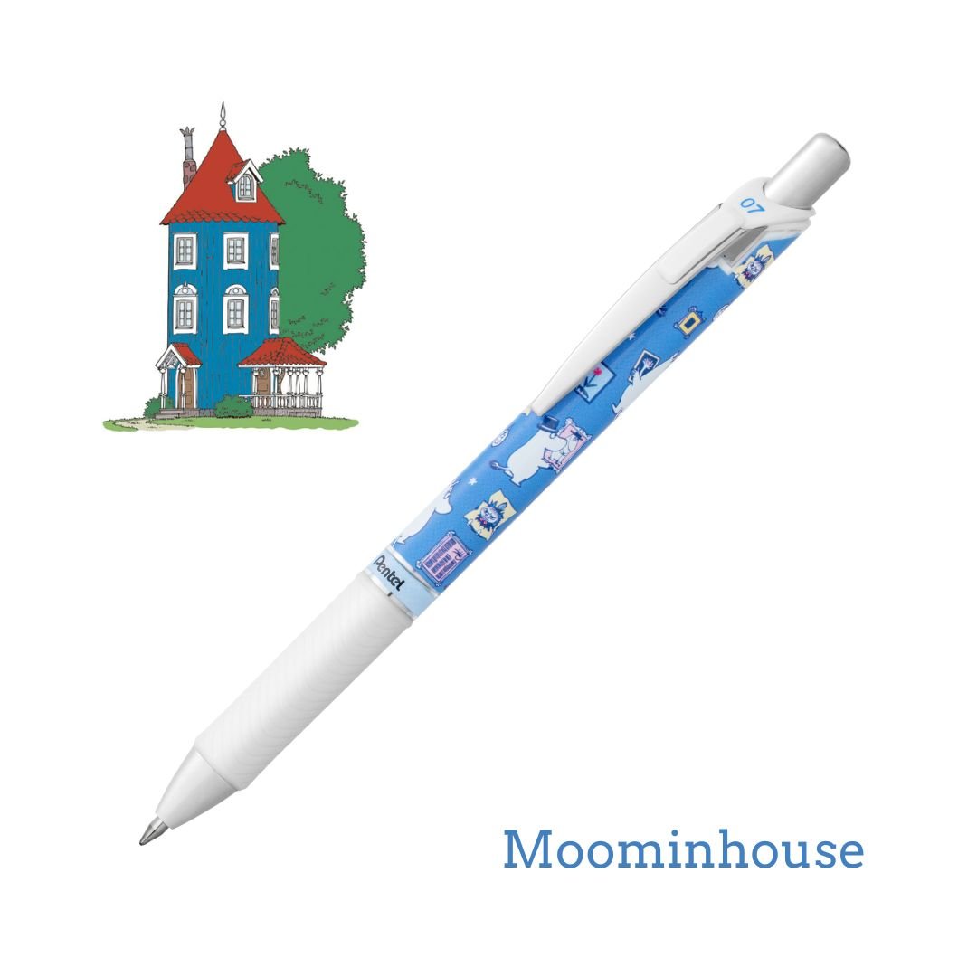 Moomin Pentel Energel 0.7mm Gel Pens - Moominhouse - Pentel