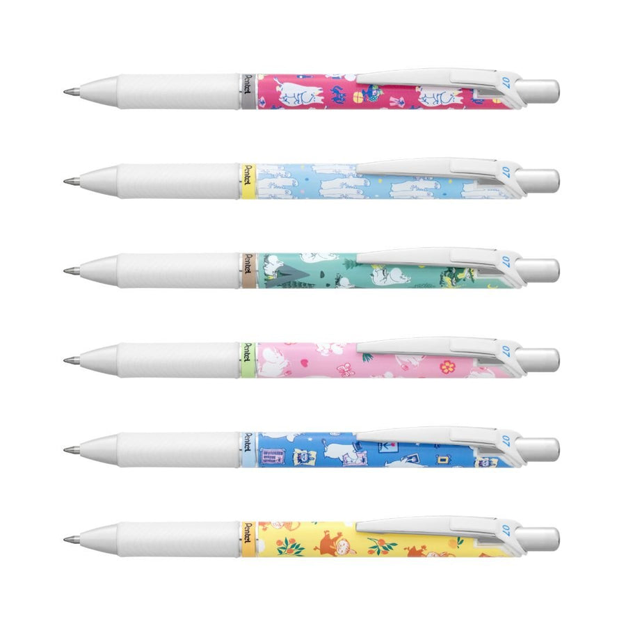Moomin Pentel Energel 0.7mm Gel Pens - Moomintroll - Pentel