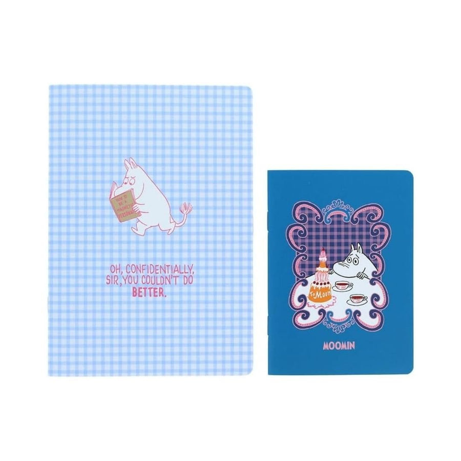 Moomin Tea Party Notebook Set B6/B7 - Blue - Sun-Star