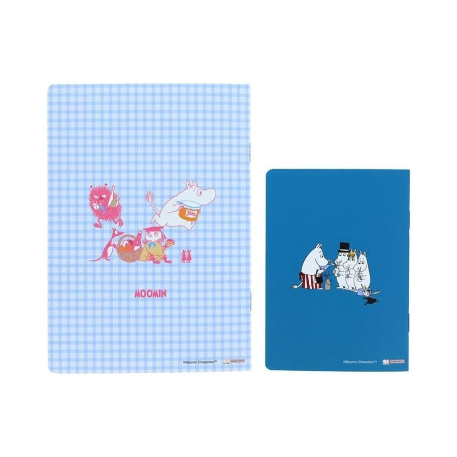 Moomin Tea Party Notebook Set B6/B7 - Blue - Sun-Star